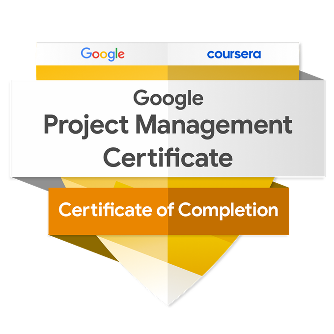 Google Project Management: プロフェッショナル認定証